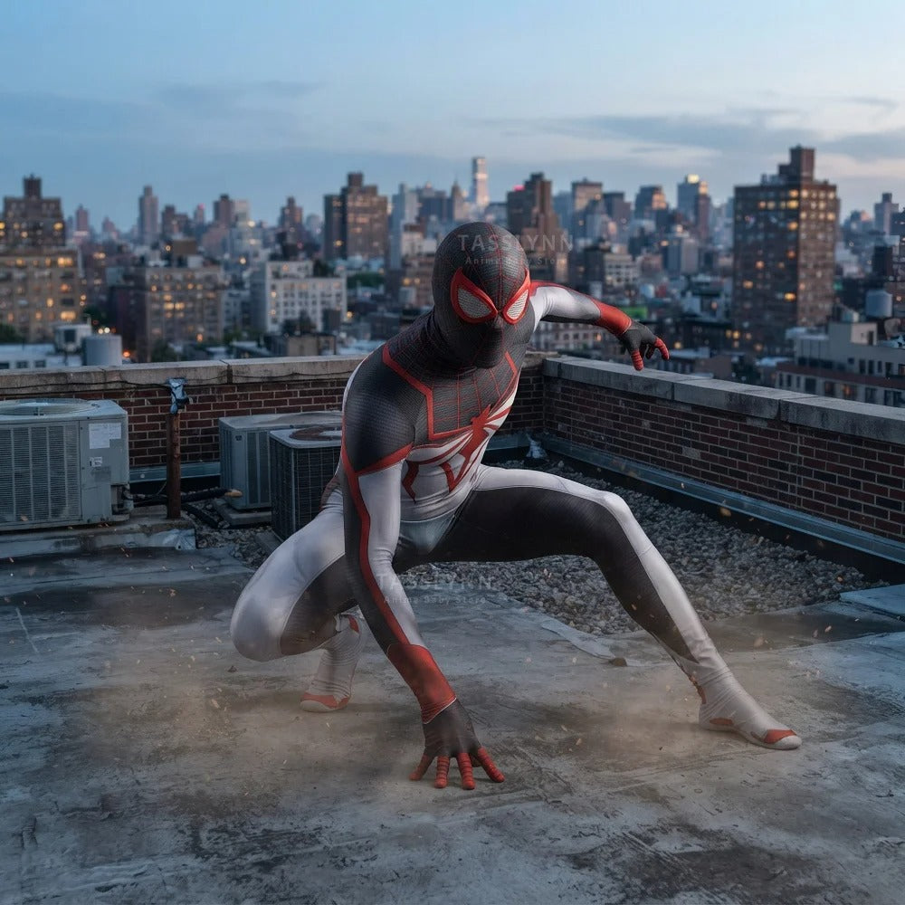 Miles Morales Track Suit Costume