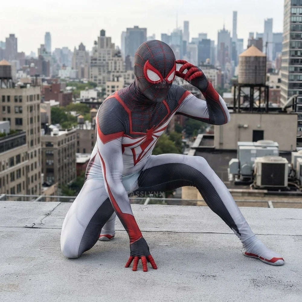 Miles Morales Track Suit Costume